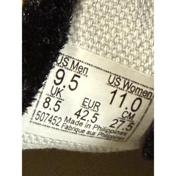 VANS Style 93 Mary Janes Black Crushed Velvet Shoes-Women's Size 11 Men's 9.5 - Picture 6 of 8